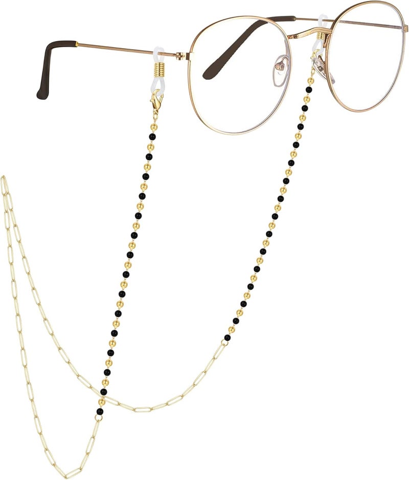 AllenCOCO Glasses Chain, Eyeglass Strap For Women Sunglasses - 14K Gold Eyeglasses Chain, Eye Glasses Holders Around Neck - Image 1